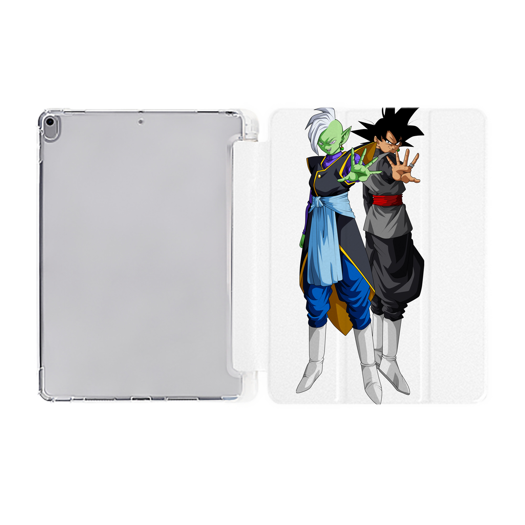 （画像用） ドラゴンボール DRAGON BALL IPad ケース ペン収納付き 三つ折りスタンド PUレザー×シリコン 対応機種9.5/10.5/10.9インチ